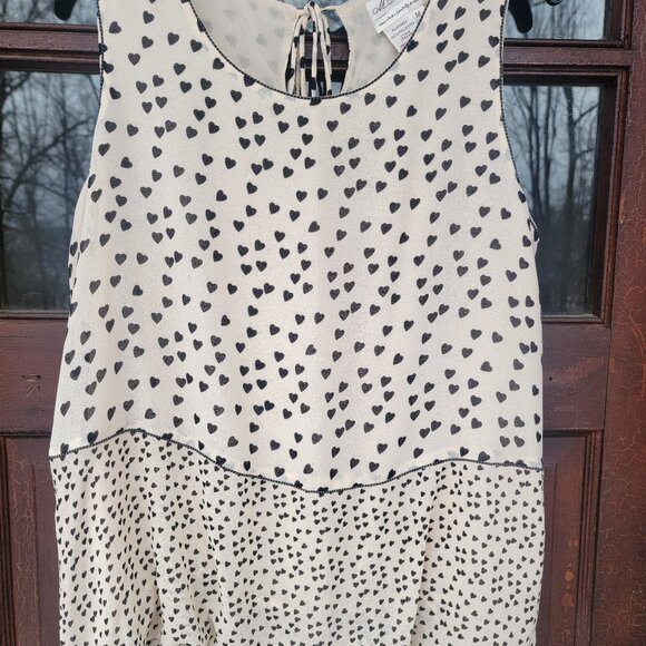 M.S.S.P MAX STUDIO SLEEVELESS HEART TOP SIZE M - Picture 1 of 9
